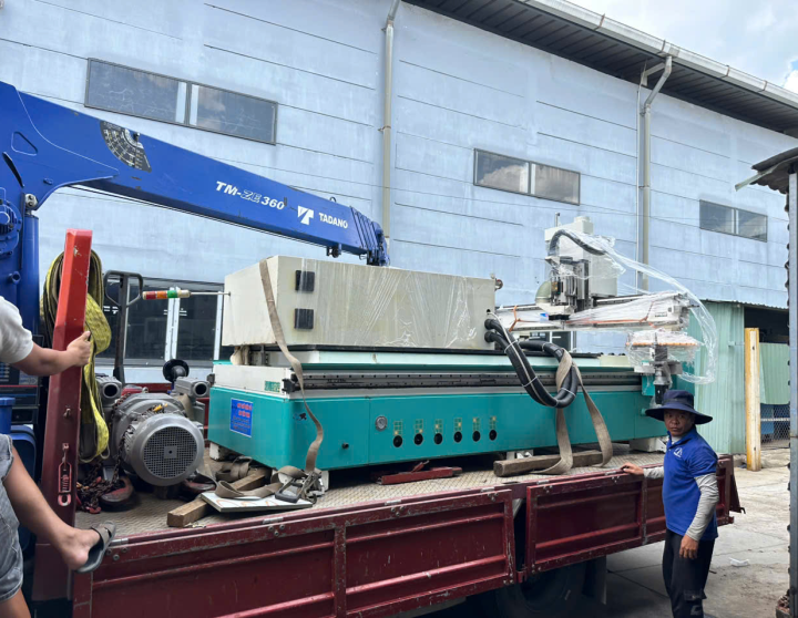 BÀN GIAO MÁY CNC THAY DAO TỰ ĐỘNG HỆ ĐIỀU HÀNH SYNTEC TẠI TÂN UYÊN