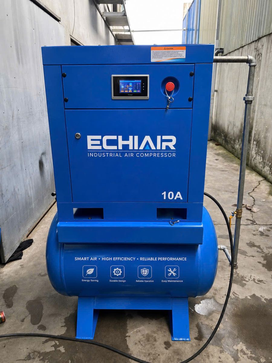 Combo máy nén khí 10HP ECHI AIR
