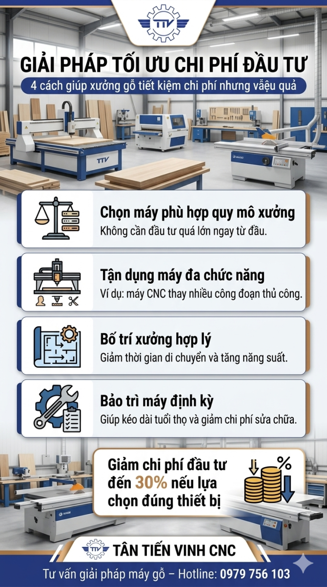 Tư vấn đầu tư xưởng gỗ Tân Tiến Vinh