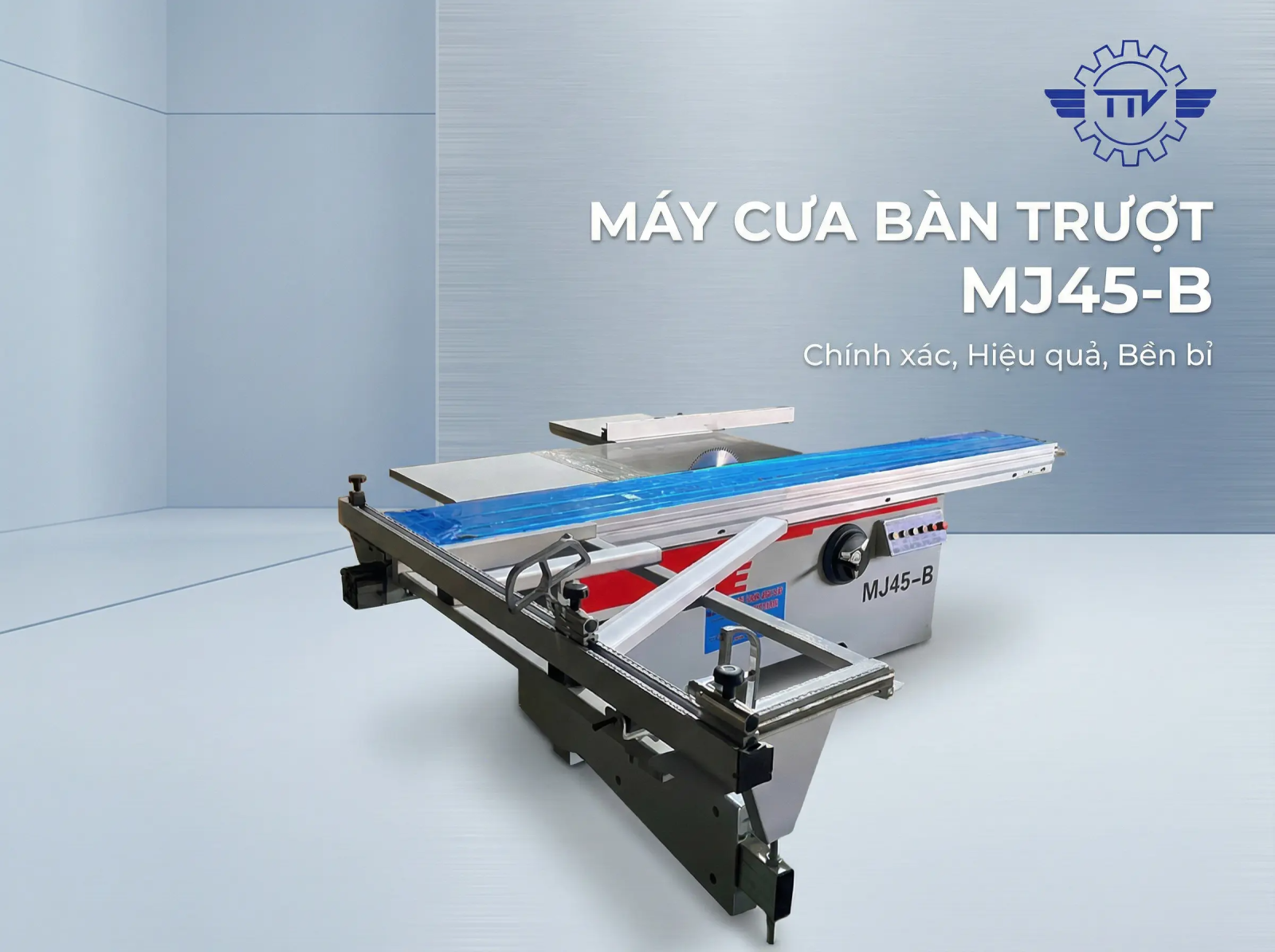 Máy cưa bàn trượt MJ45 tại Tân Tiến Vinh CNC