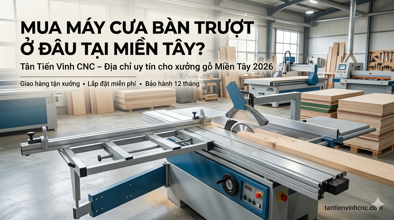 Máy cưa bàn trượt tại Miền Tây Tân Tiến Vinh