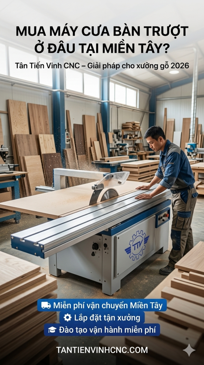 Các dòng máy cưa bàn trượt Tân Tiến Vinh