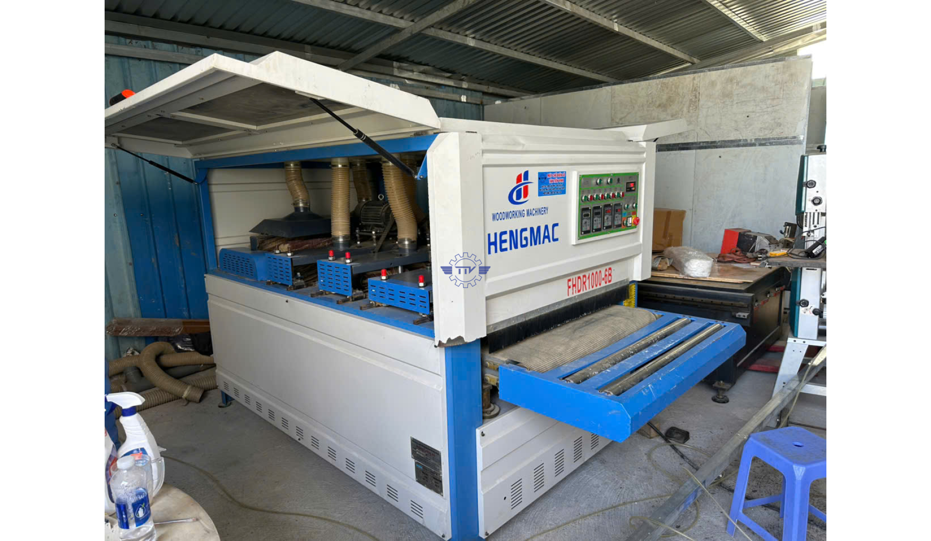 MÁY CHÀ NHÁM CHỔI 6 TRỤC